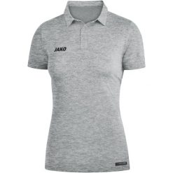 Polo Jako Premium Basics. Szare koszulki polo męskie Jako, bez wzorów, sportowe, bez ramiączek. Za 262.50 zł.
