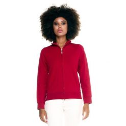 Damska bluza Leone Basic z zamkiem błyskawicznym na całej długości. Brązowe bluzy sportowe damskie LEONE 1947 APPAREL, l, bez wzorów, z tkaniny, bez kaptura, na fitness i siłownię. W wyprzedaży za 167.70 zł.