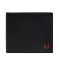 Portfel HUGO. Czarne portfele męskie Hugo, bez wzorów. Za 219.99 zł.