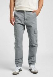 MESKIE SPODNIE LEE CARGO PANT HD LEE GRAY 112364176. Szare spodnie materiałowe męskie Lee, l, bez wzorów, z materiału. Za 219.99 zł.