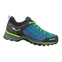 Buty trekkingowe męskie Salewa MS Mtn Trainer Lite. Niebieskie trekkingi męskie Salewa, wspinaczkowe. Za 841.00 zł.