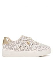 MICHAEL Michael Kors Sneakersy MK02284257 Beżowy. Brązowe buty sportowe dziewczęce MICHAEL Michael Kors, bez wzorów, ze skóry, bez zapięcia. Za 279.99 zł.