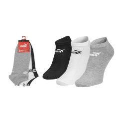 Puma Skarpety Stopki 3-Pack 94710907. Białe skarpety damskie Puma, bez wzorów. Za 36.99 zł.