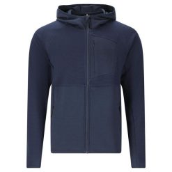 Bluza trekkingowa męska Whistler Langley Power Stretch. Niebieskie bluzy męskie Whistler, m, bez wzorów, sportowe, bez kaptura. Za 269.99 zł.