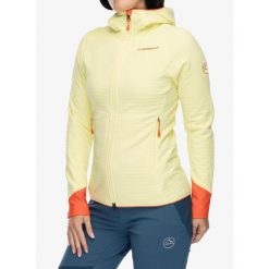 Bluza polarowa damska La Sportiva Bristen Thermal Hoody. Niebieskie bluzy damskie La Sportiva, xs, bez wzorów, z polaru, bez kaptura. Za 807.99 zł.