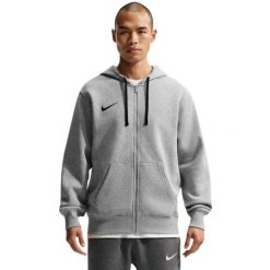 Bluza męska Nike Park 26 Fleece Full-Zip Hoodie. Szare bluzy męskie Nike, m, bez wzorów, z polaru, z kapturem, na fitness i siłownię. Za 192.99 zł.