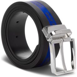 Pasek Męski VERSACE JEANS - D8YSBF09 95 70861 MA8. Czarne paski damskie Versace Jeans, w paski, z jeansu. Za 349.00 zł.
