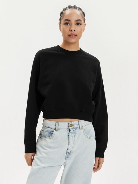 Replay Bluza W3104B.000.23650P Czarny Regular Fit. Czarne bluzy damskie Replay, l, bez wzorów, z bawełny, bez kaptura. Za 199.99 zł.