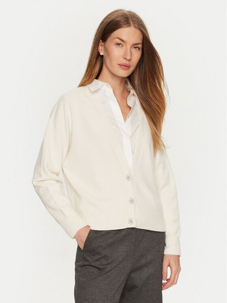 ViCOLO Kardigan 77036S Écru Regular Fit. Kardigany damskie ViCOLO, s, bez wzorów, z wiskozy, bez kołnierzyka, bez ramiączek, bez kaptura. Za 159.99 zł.