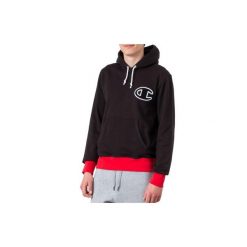 Bluza sportowa męska Champion z kapturem. Czarne bluzy męskie Champion, m, bez wzorów, z kapturem. Za 176.00 zł.