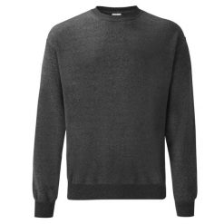 Bluza Rozpinana Dla Dorosłych Unisex Classic Heather. Szare bluzy męskie Fruit of the Loom, m, bez wzorów, bez kaptura. Za 79.99 zł.