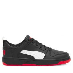 Sneakersy Puma. Czarne trampki i tenisówki chłopięce Puma, bez wzorów, bez zapięcia. Za 219.99 zł.