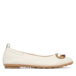 Baleriny Hispanitas. Brązowe baleriny damskie Hispanitas, bez wzorów, bez obcasa. Za 479.99 zł.