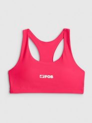 4F Góra od bikini damska - różowa XS. Czerwone bikini damskie 4f, xs, bez wzorów. Za 79.99 zł.