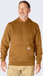 Carhartt Bluza Carhartt Marquette BROWN. Brązowe bluzy męskie Carhartt, m, bez wzorów, bez kaptura. Za 241.31 zł.
