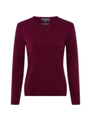 Franco Callegari Damski sweter z dzianiny z zawartością kaszmiru Kobiety lila marmurkowy, M. Swetry damskie Franco Callegari, m, bez wzorów, z bawełny, bez kołnierzyka, bez ramiączek, bez kaptura. Za 249.95 zł.