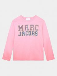 Marc Jacobs Bluzka W15674 Różowy Regular Fit. Czerwone bluzki dla dziewczynek Marc Jacobs, bez wzorów, z bawełny, bez ramiączek. Za 439.99 zł.