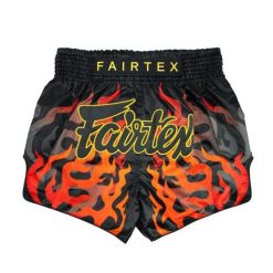 Spodenki Muay Thai Volcano Fairtex BS1921. Czarne krótkie spodenki sportowe męskie FAIRTEX, l, bez wzorów, z materiału. Za 299.99 zł.