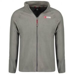 Bluza sportowa męska Geographical Norway Tug Sweatshirt FZ Ass. Szare bluzy męskie Geographical Norway, m, bez wzorów, bez kaptura. Za 119.00 zł.
