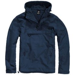 Kurtka sportowa męska Brandit Windbreaker Navy Blue Zimowa. Niebieskie kurtki męskie Brandit, na zimę, m, bez wzorów, z polaru, rowerowe. Za 261.30 zł.