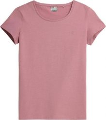 4f Koszulka damska 4F jasny róż NOSH4 TSD350 56S : Rozmiar - XS. Czerwone t-shirty damskie 4f, s, bez wzorów, bez kołnierzyka. Za 34.00 zł.