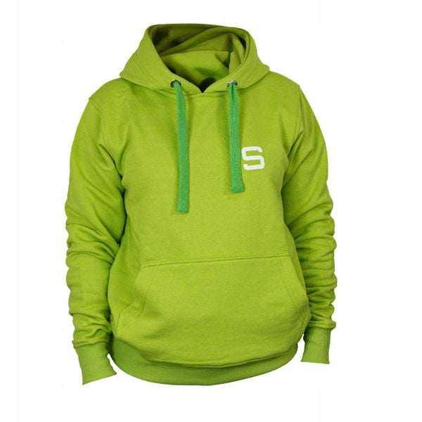Bluza damska Siver. Zielone bluzy damskie SIVER, l, bez wzorów, z bawełny, z kapturem. Za 135.76 zł.