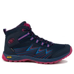 Buty trapery Brutting CHESNA HIGH WYSOKIE WODOODPORNE. Niebieskie obuwie sportowe damskie BRÜTTING, na zimę, przed kolano, trekkingowe. Za 138.00 zł.