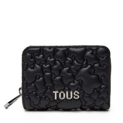 Portfel TOUS. Czarne portfele damskie tous, bez wzorów. Za 399.99 zł.