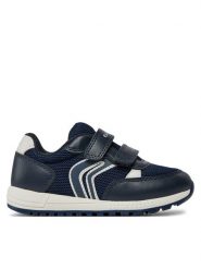 Geox Sneakersy J Alben Boy J459EC 01454 C4211 S Granatowy. Niebieskie buty sportowe chłopięce Geox, bez wzorów, ze skóry, bez zapięcia. Za 439.99 zł.