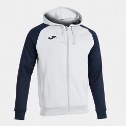 Bluza sportowa dla chłopców Joma Academy IV. Białe bluzy dla chłopców Joma, bez wzorów, bez ramiączek, bez kaptura. Za 287.50 zł.