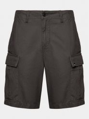Element Szorty materiałowe Legion Cargo ELYWS00103 Czarny Regular Fit. Czarne szorty męskie Element, m, bez wzorów, z bawełny. Za 229.99 zł.