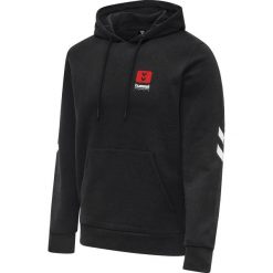 Hummel bluza unisex sportowa bawełniana kangurka LGC Graham Hoodie. Czarne bluzy męskie Hummel, bez wzorów, z bawełny, bez kaptura. Za 159.99 zł.
