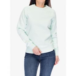 Bluza bawełniana damska Didriksons Fyn Sweater. Zielone bluzy damskie Didriksons, s, bez wzorów, z bawełny, bez kaptura. Za 156.99 zł.