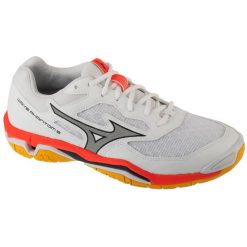 Buty do piłki ręcznej męskie, Wave Phantom 3. Białe buty sportowe męskie Mizuno, bez zapięcia, do piłki ręcznej, mizuno wave. Za 379.99 zł.