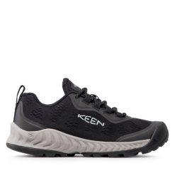 Trekkingi Keen. Czarne obuwie sportowe damskie Keen, bez wzorów, trekkingowe. Za 379.99 zł.