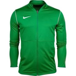 Bluza sportowa męska Nike Dry Park 20 TRK JKT K. Zielone bluzy męskie Nike, l, bez wzorów, bez kaptura. Za 114.00 zł.