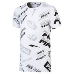 Puma Chłopięca Koszulka Graphic Aop 164 Czarna. T-shirty dla chłopców marki Puma. Za 100.00 zł.