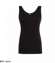 JHK - Top damski czarny L. Czarne t-shirty damskie JHK, l, bez wzorów, bez kołnierzyka. Za 19.55 zł.