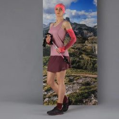 Damskie spódnico-spodenki 2 w 1 CMP. Fioletowe szorty sportowe damskie CMP, xs, bez wzorów, sportowe, trekkingowe. Za 109.99 zł.