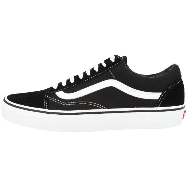 Buty Dorosły Vans Old Skool Low czarny. Czarne obuwie sportowe damskie Vans, bez wzorów, trekkingowe, Vans Old Skool. W wyprzedaży za 314.85 zł.