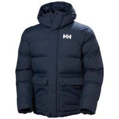 Kurtka puchowa Helly Hansen Nordic. Niebieskie kurtki męskie Helly Hansen, na zimę, m, bez wzorów, z materiału, eleganckie, bez kaptura. Za 1,762.00 zł.