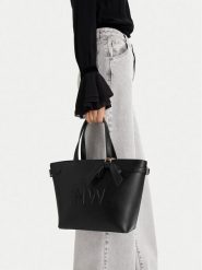 Nine West Torebka EO-Lira-LX20086b Czarny. Czarne torebki do ręki damskie Nine West, bez wzorów, z materiału, bez dodatków. Za 349.99 zł.