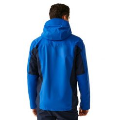 Kurtka Wodoodporna Męska Birchdale II. Niebieskie kurtki męskie Regatta, m, bez wzorów, z materiału, z kapturem. Za 327.99 zł.