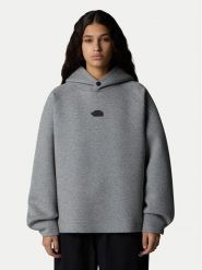 The North Face Bluza NF0A89C0 Szary Relaxed Fit. Szare bluzy damskie The North Face, m, bez wzorów, z bawełny, bez kaptura. Za 279.99 zł.