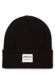 Msch Copenhagen czapka wełniana MSCHMojo Kobiety Wełna czarny, ONE SIZE. Czarne czapki i kapelusze damskie MSCH Copenhagen, na zimę, bez wzorów, z dzianiny, eleganckie. Za 89.95 zł.