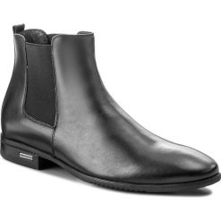 Sztyblety GINO ROSSI - Igor MSV370-E84-E100-9900-E 99. Czarne botki męskie marki Gino Rossi, z materiału. W wyprzedaży za 299.00 zł.