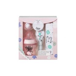 TOMMEE TIPPEE Baby Gift Różowy zestaw prezentowy Butelka + akcesoria. Czerwone śliniaki dla dzieci Tommee Tippee, z bawełny. W wyprzedaży za 37.99 zł.