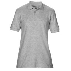 Męska Koszulka Polo Hammer Plain Pique. Szare koszulki polo męskie Gildan, l, bez wzorów, bez ramiączek. Za 73.99 zł.