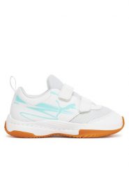 Puma Buty halowe Varion II V Jr 108106 05 Biały. Białe buty sportowe chłopięce Puma, bez wzorów, ze skóry, bez zapięcia. Za 139.99 zł.