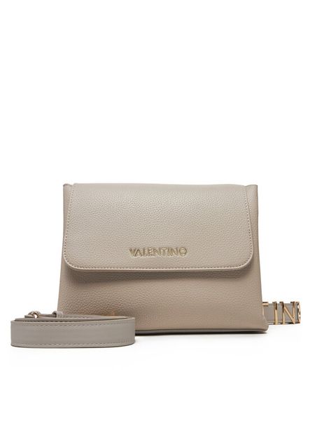 Valentino Torebka Alexia VBS5A803 Szary. Szare listonoszki damskie Valentino, bez wzorów, ze skóry, bez dodatków. Za 439.99 zł.